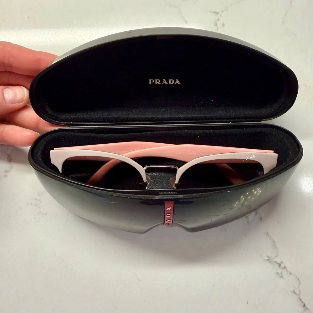 NWOT Prada Pink and Gold Sunglasses - Picture 4 of 7